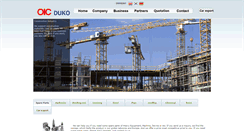 Desktop Screenshot of duko.de