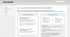 Desktop Screenshot of duko.dk